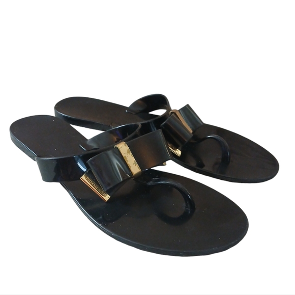 Michael Kors Jelly Bow Slide Sandals Size 7.5-8 - Picture 9 of 13